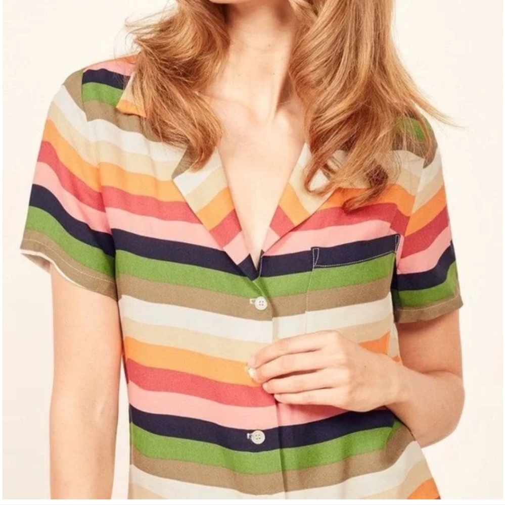 REFORMATION* Palma Crop Shirt